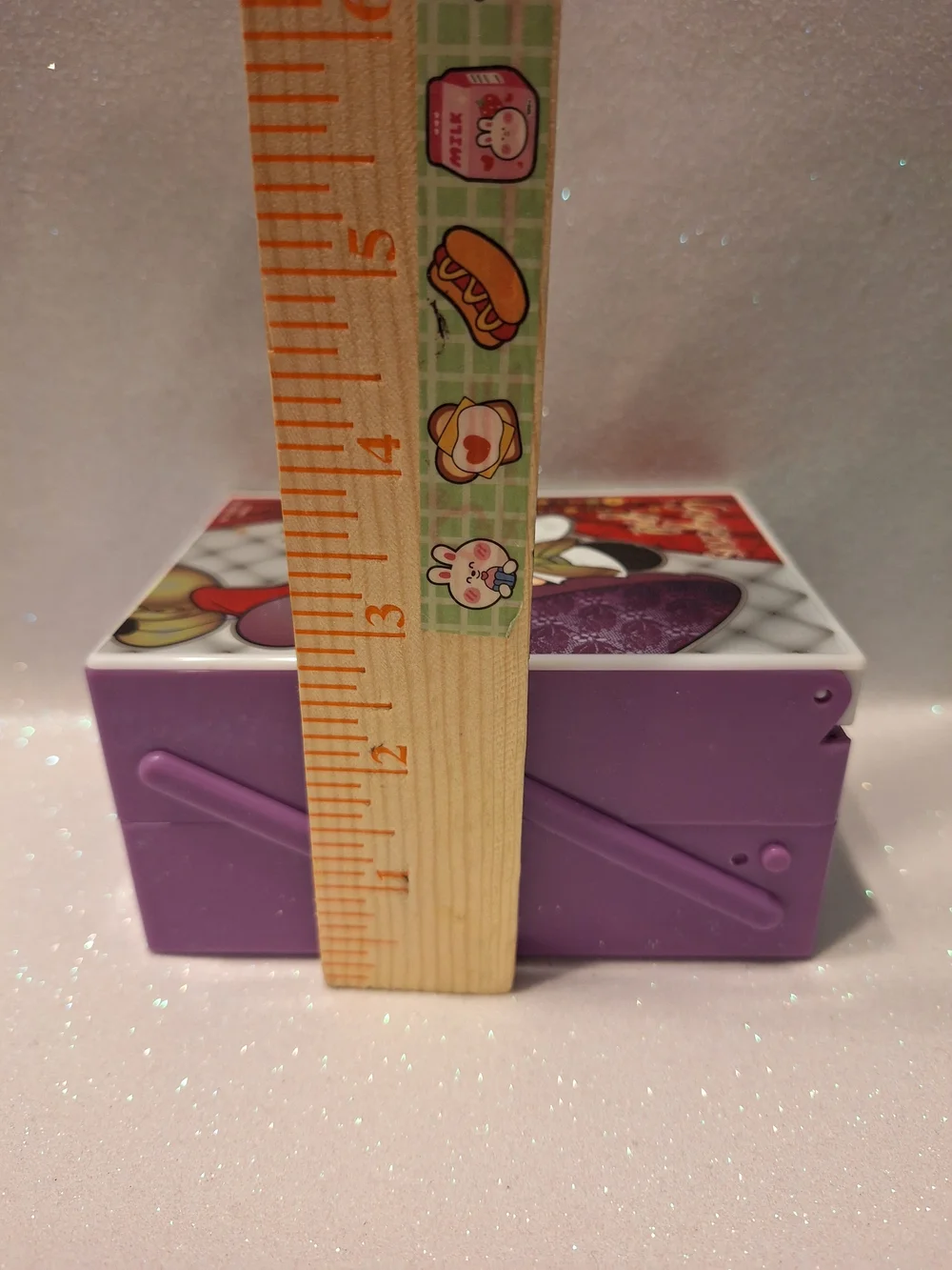 Disney Minnie Mouse 'Gorgeous Girl' Purple & Red Mirror Jewelry Box